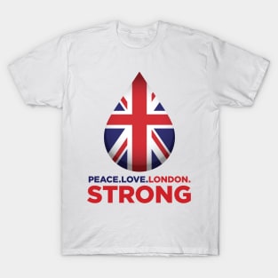 Peace. Love. London. Strong T-Shirt